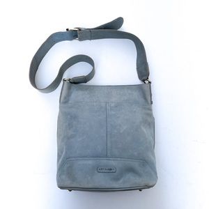 Artisan NY Blue Leather Hobo Bag